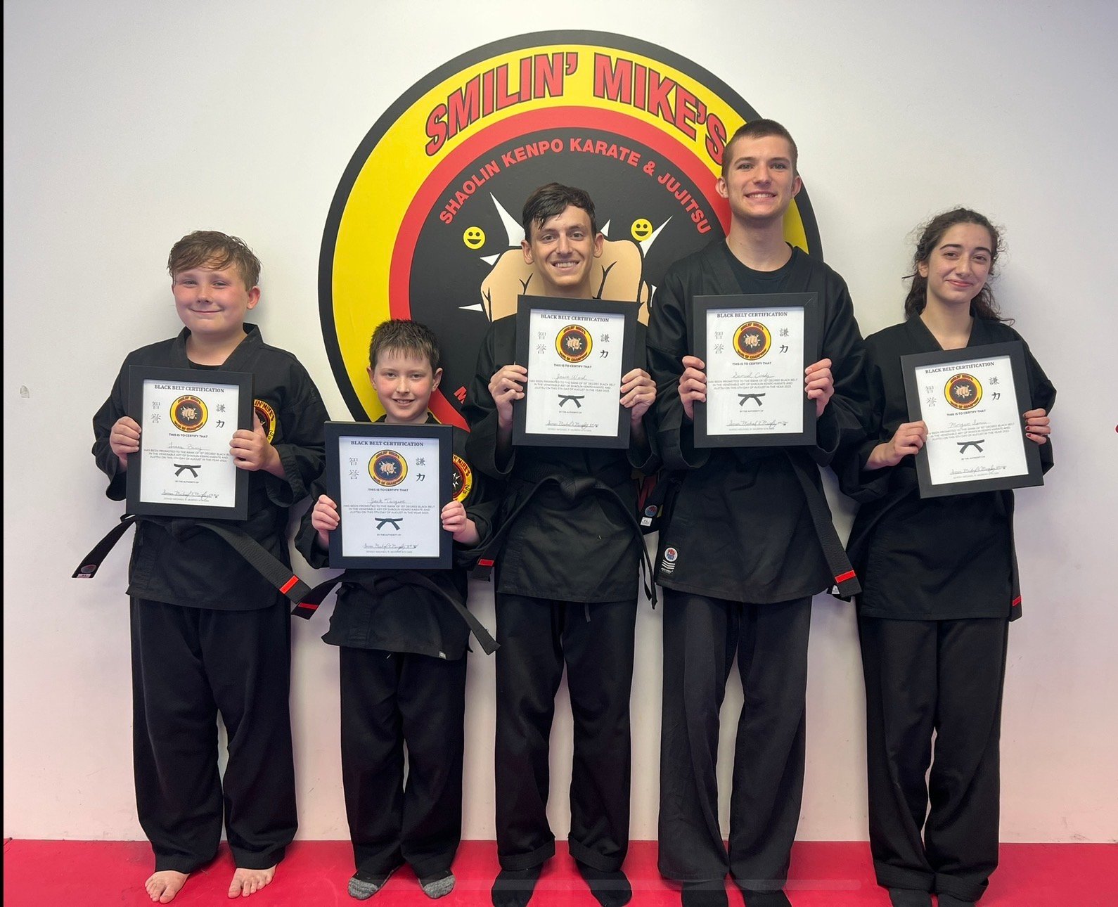 Students sparring under instructor guidance